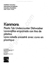 Kenmore 665 Instructions D'installation