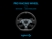 Logitech PRO RACING WHEEL Guide D'installation