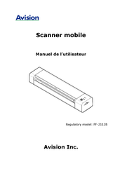 Avision FF-2112B Manuel De L'utilisateur