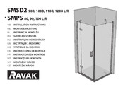 RAVAK SMSD2-90B Instructions De Montage