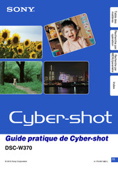 Sony Cyber-shot DSC-W370 Guide Pratique