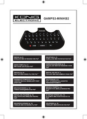 König Electronic GAMPS3-MINIKB2 Mode D'emploi