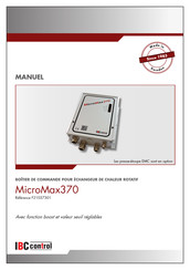 IBC control MicroMax370 Manuel