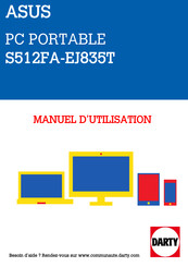 Asus S512FA-EJ835T Manuel Électronique