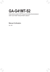 Gigabyte GA-G41MT-S2 Manuel D'utilisation