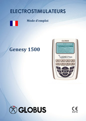 Globus Genesy 1500 Mode D'emploi