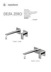 newform DELTA ZERO 72231E Instructions De Montage