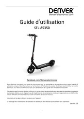 Denver SEL-85350 Guide D'utilisation