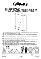 Galipette ARMOIRE 180 Instructions D'installation
