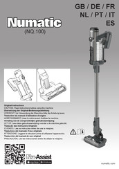 Numatic NQ.100 Traduction Du Manuel D'utilisation D'origine