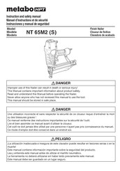 Metabo HPT NT 65M2 Manuel D'instructions Et De Sécurité