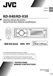 JVC KD-X30 Manuel D'instructions
