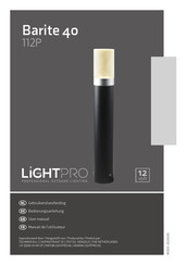 LightPro Barite 40 Manuel De L'utilisateur
