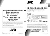 JVC KD-A625 Manuel D'instructions