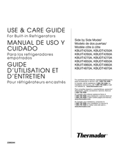 Thermador KBUIT4260A Guide D'utilisation Et D'entretien
