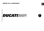 Ducati 998R Manuel De L'utilisateur