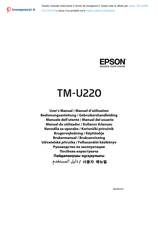 Epson TM-U220B Manuel D'utilisation