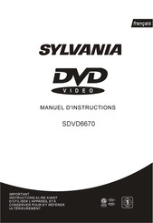 Sylvania SDVD6670 Manuel D'instructions