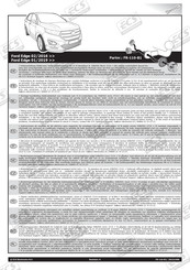 ECS Electronics FR-110-B1 Instructions De Montage