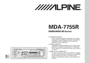 Alpine MDA-7755R Mode D'emploi