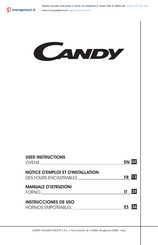 Candy FCS 201 X Notice D'emploi Et D'installation