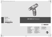 Bosch GSR 1080-2-LI Professional Notice Originale