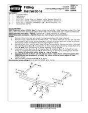 Witter RN99 Instructions De Montage