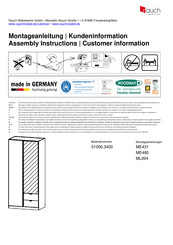 Rauch ME431 51006.3400 Instructions De Montage