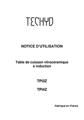 TECHYO TPI4Z Notice D'utilisation
