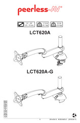 peerless-AV LCT620A-G Mode D'emploi