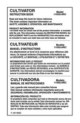 Murray 11052x4NC Manuel D'instructions