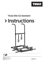 Thule Elite G2 Standard Instructions