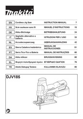 Makita DJV185 Manuel D'instructions