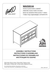 Bell'O WAVS99144 Instructions D'assemblage