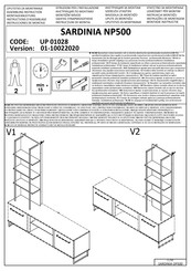 INOSIGN SARDINIA NP500 UP 01028 Instructions D'assemblage