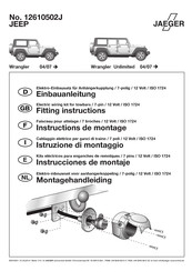 Jaeger 12610502J Instructions De Montage