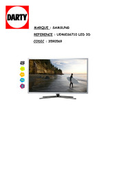 Samsung UE55ES6570 Manuel De L'utilisateur
