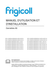 Frigicoll MTIU-12HWFNX-QRD0W-X Manuel D'utilisation Et D'installation