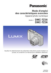 Panasonic Lumix DMC-TZ35 Mode D'emploi