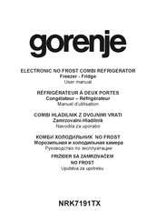 Gorenje NRK7191TX Manuel D'utilisation