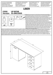 Forma Ideale LIBER UP 00768 Instructions D'assemblage