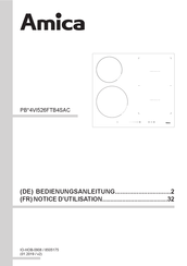 Amica PB4VI526FTB4SAC Série Notice D'utilisation