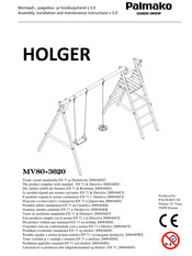 Lemeks Palmako HOLGER MV80-3620 Instructions De Montage