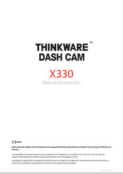 Thinkware X330 Manuel D'instruction