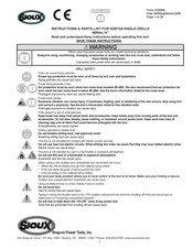 SIOUX SDR10A Manuel D'instructions