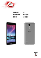 LG K4 Guide De L'utilisateur