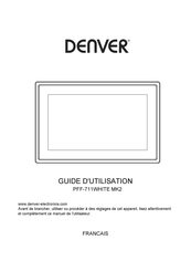 Denver PFF-711WHITE MK2 Guide D'utilisation