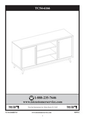 Twin-Star International TC54-6166 Instructions De Montage