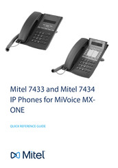 Mitel 7433 Guide De Référence Rapide