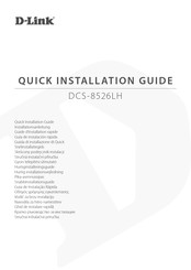 D-Link DCS-8526LH Guide D'installation Rapide